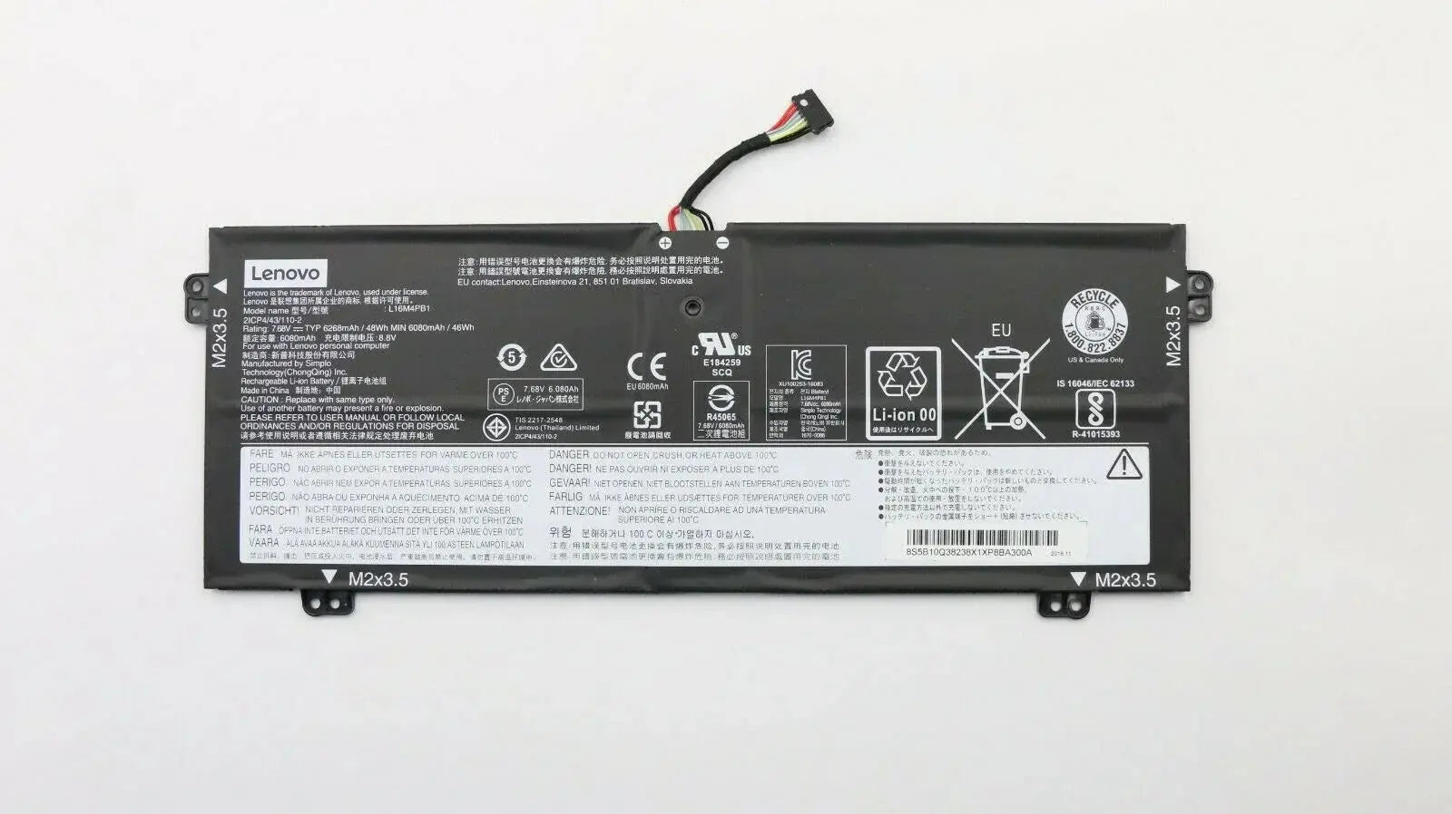 Genuine L16M4PB1 Lenovo Yoga 720-13IKB(80X60097GE), Yoga 720-13IKB(80X60098GE) L16C4PB1, L16L4PB1 Laptop Battery - eBuy UAE